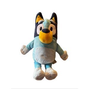 Bluey Purple Blue Yellow Character Plush Puppy Dog Stuffed Animal Toy 14"
